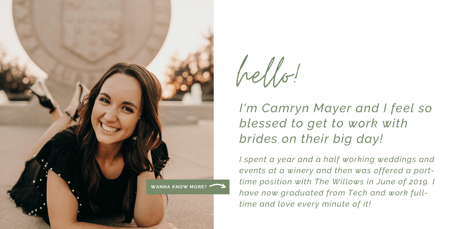 Featured image for “Meet the Team – Camryn Mayer, Event Specialist – Lubbock Weddings”